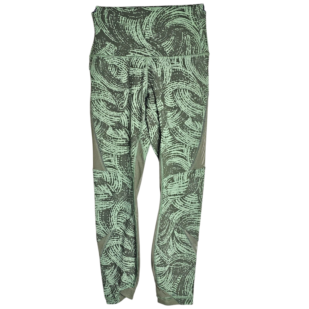 Lululemon Highest Times Pant Wanderlust Mini Wavy Desert Olive Fatigue Green 6